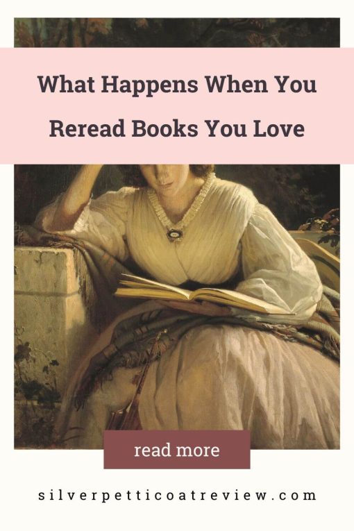 What Happens When You Reread Books You Love pinterest image