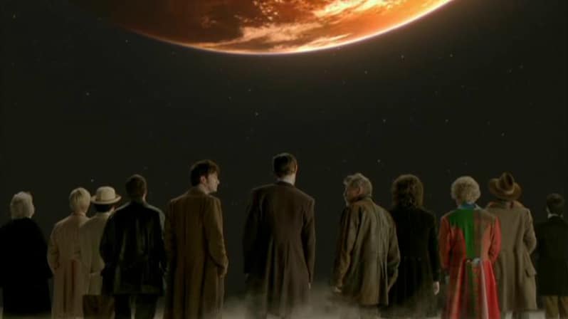 The Doctors stand united for the 50th Anniversary Special "The Day of the Doctor."