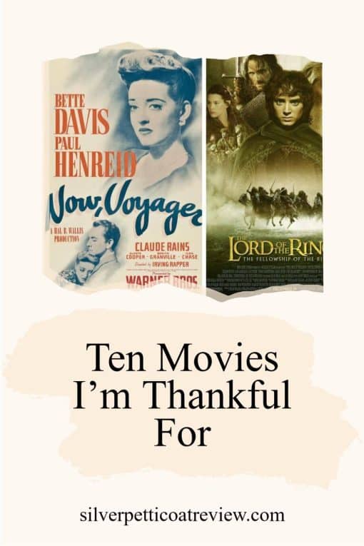 Ten Movies I’m Thankful For pinterest image