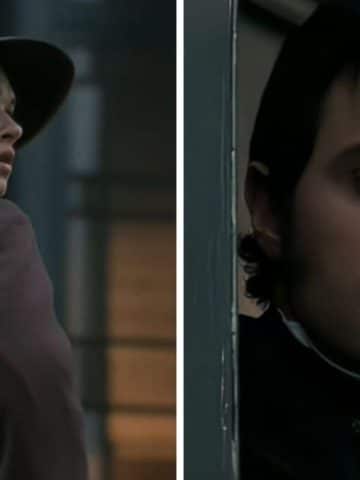 Margaret Hale and Mr. Thornton in North and South.