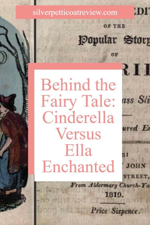 Behind the Fairy Tale Cinderella Vs Ella Enchanted pin