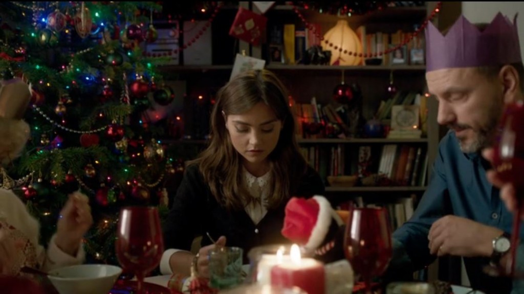 Clara left alone at her Christmas dinner.