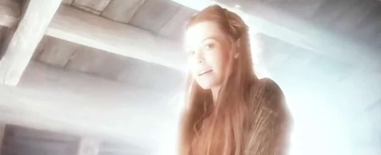 Tauriel as his guardian angel.
