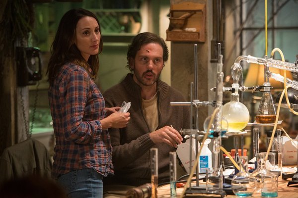 Monroe helping Rosalee out at her shop on Grimm. Photo: NBC