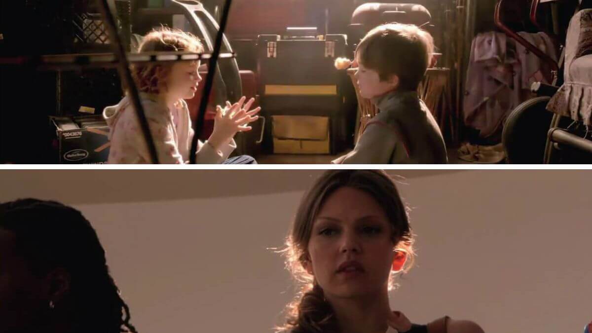 emery and roman as kids; emery remembers