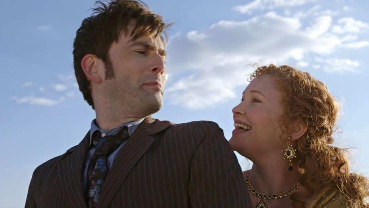 the doctor and queen elizabeth on horseback