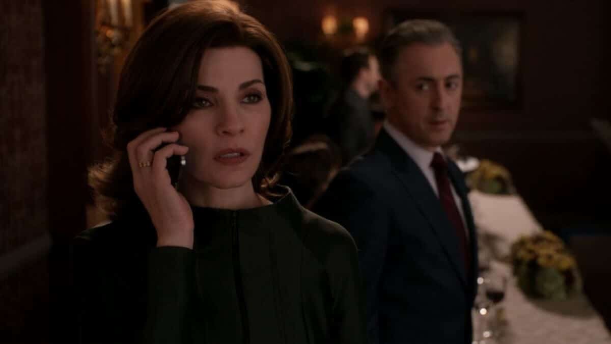 Alicia receives the news about Will.