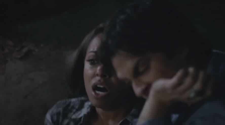 Damon tries to give Bonnie his blood