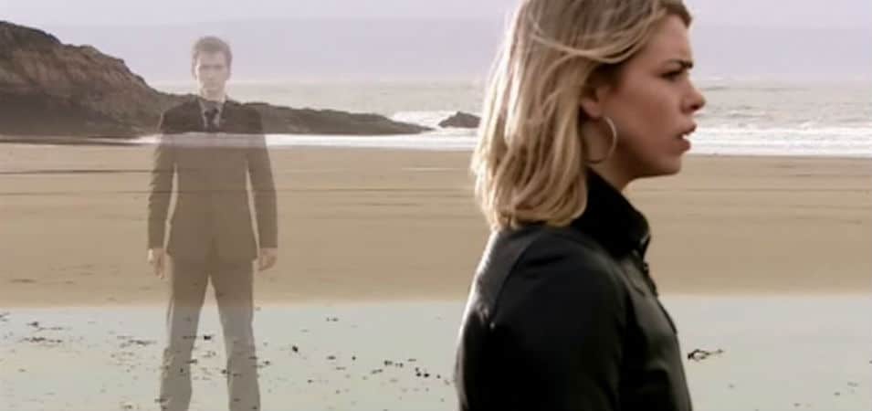 The Doctor and Rose in "Doomsday."