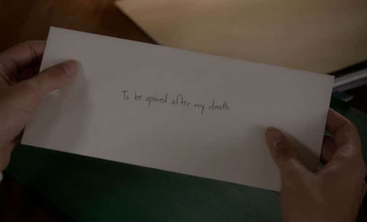 Leo's letter "To Be Opened After My Death."