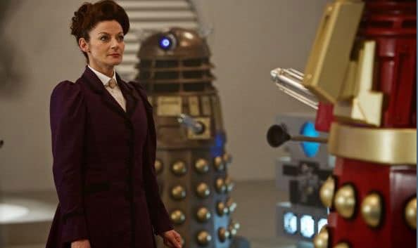 Missy with the Daleks