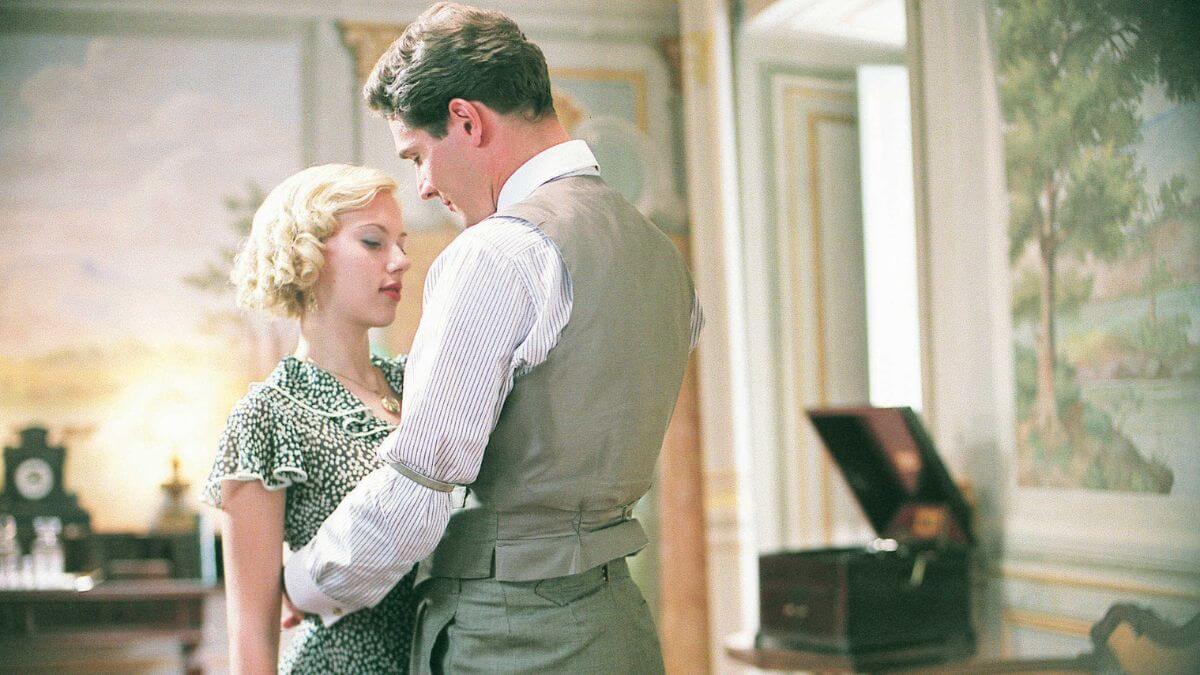 a good woman movie still with Scarlett Johansson and Mark Umbers used for featured image of underrated period dramas article