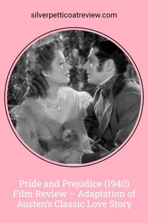 Pride and Prejudice 1940 Review Pinterest Pin