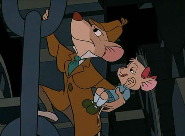 Basil and Olivia The Great Mouse Detective