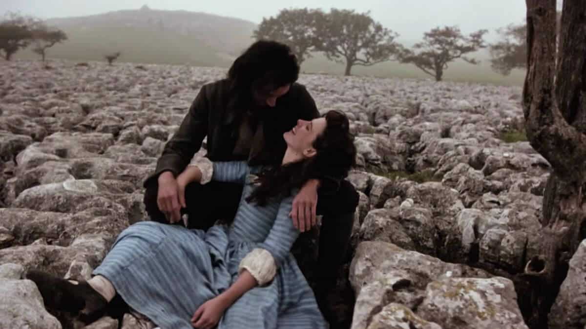 Heathcliff holds Cathy