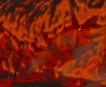 The Destruction of "Firebird" from Fantasia 2000 Photo: Disney