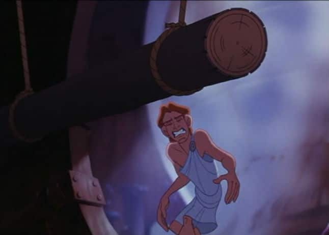 "Hey watch it! That was part of the mast of the Argo!" Photo: Disney