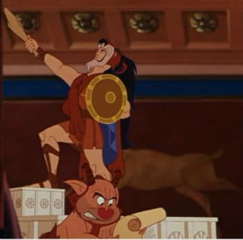 "You have a meeting with King Augean. He's got a problem with his stables; I'd advise you not to wear your new sandals." Photo: Disney