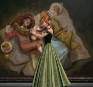 Anna's Green Dress Photo: Disney