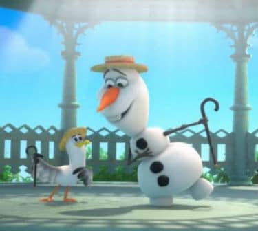 Olaf Dances Photo: Disney