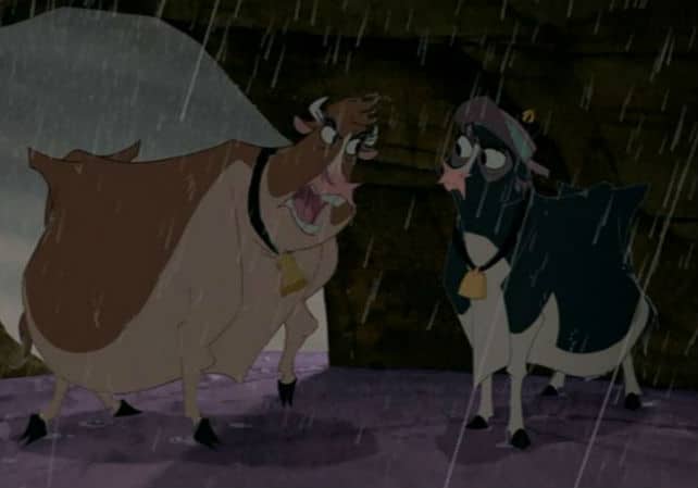The Cows Fight: Home on the Range Photo: Disney