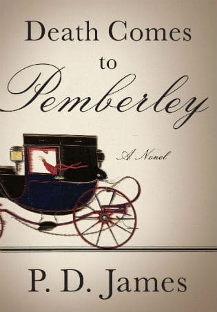 50 Books to read if you love Jane Austen; Death Comes to Pemberley book cover
