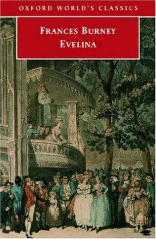 50 Books to read if you love Jane Austen; Evelina book cover