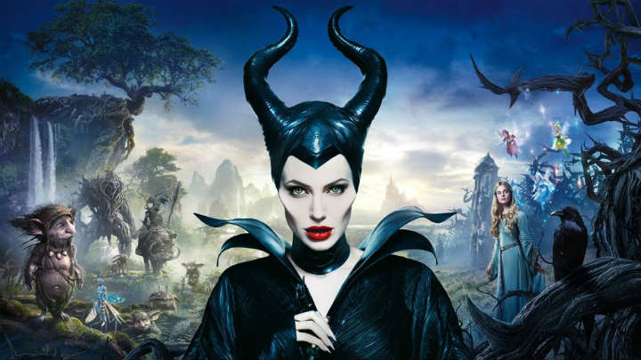 Maleficent promo photo with Angelina Jolie