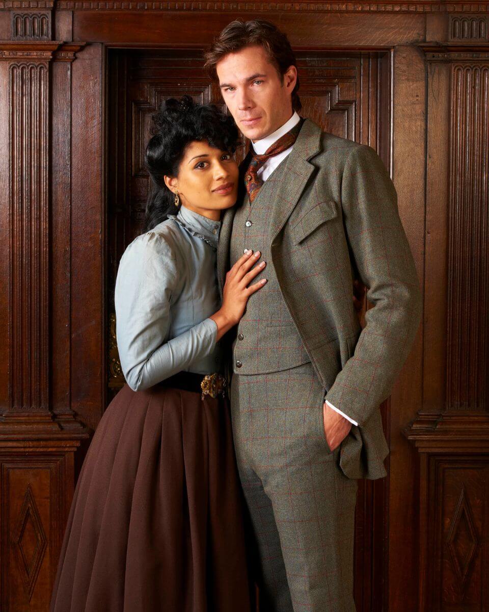 The Making of a Lady 2012 promo photo of Hasina Haque and James D'Arcy