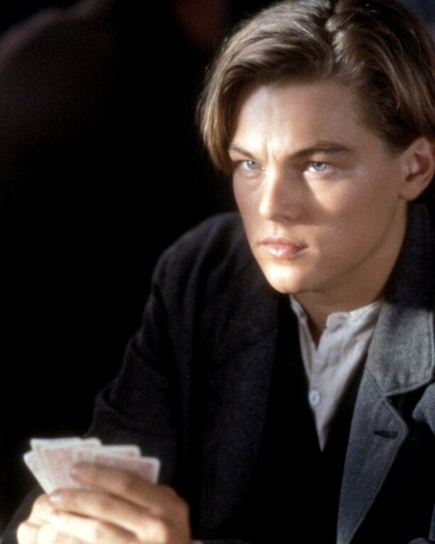 Leo Dicaprio in Titanic 1997