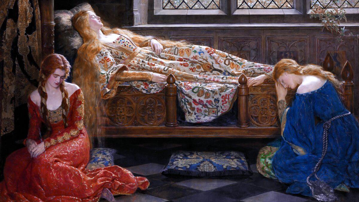 the sleeping beauty by john collier social image for underrated fairy tales