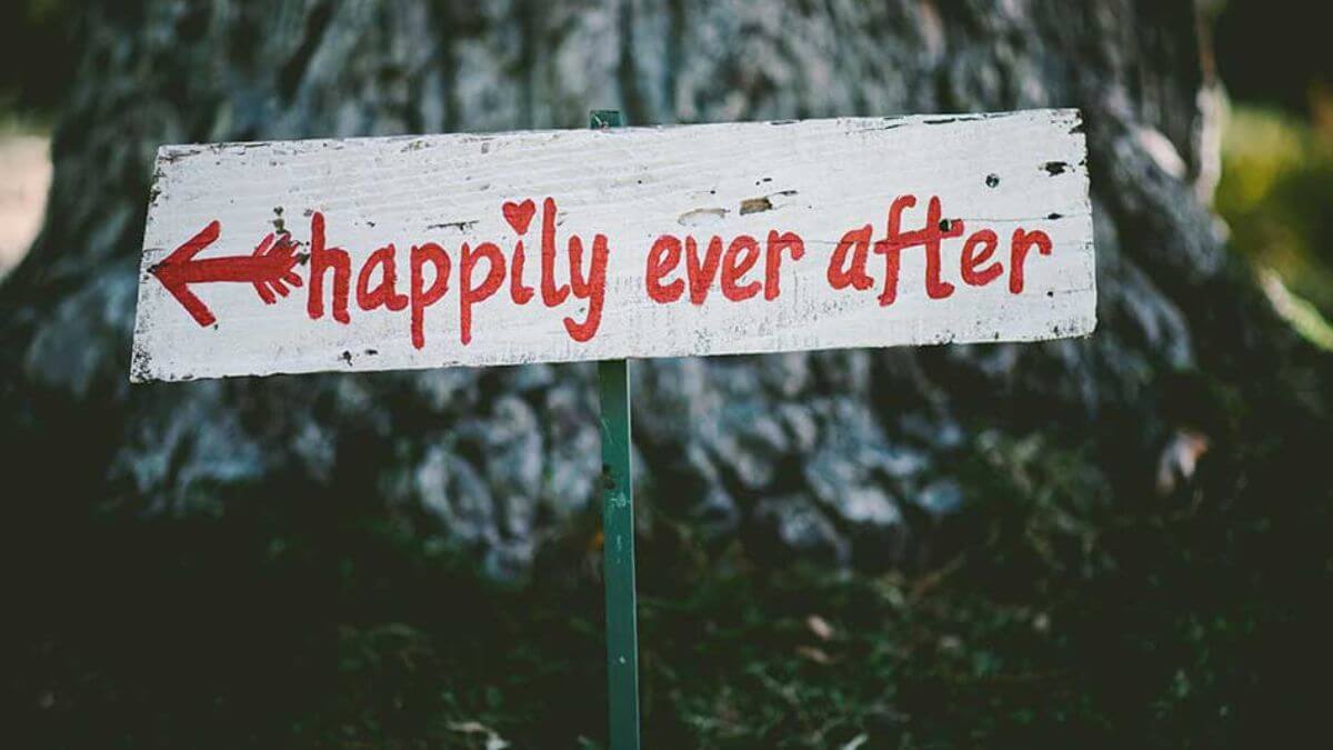 happily ever after sign