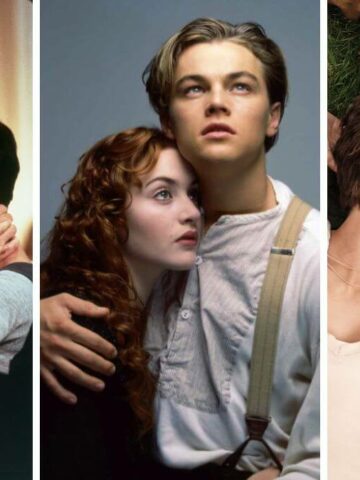 valentine's day movies - romantic tearjerker movies featured image with Ghost, Titanic, and The Fault in Our Stars