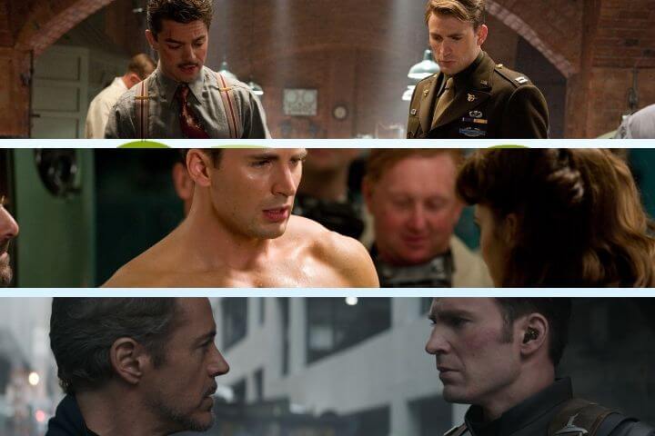 Captain America photo collage