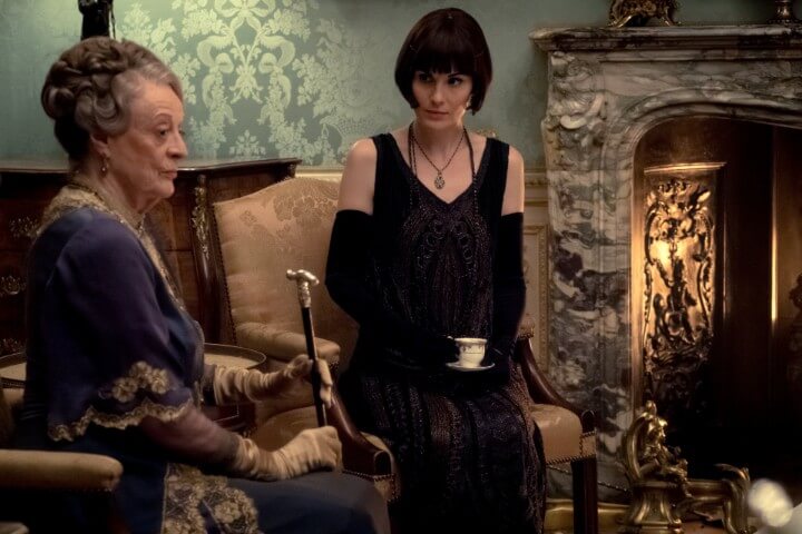 Lady Mary and the Dowager Countess in Downton Abbey movie
