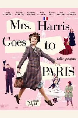 Mrs. Harris Goes to Paris movie poster