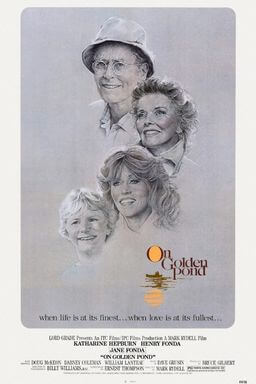 On Golden Pond movie poster for romantic movies about older couples and old love article.