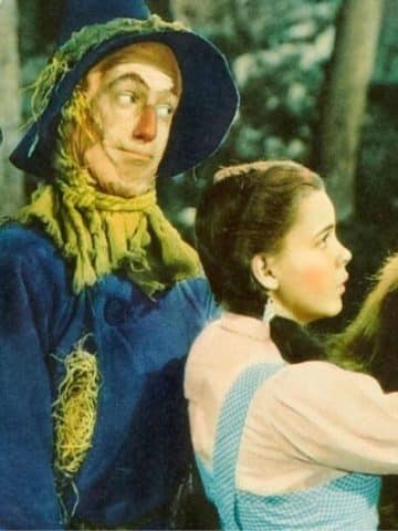 The Wizard of Oz Lessons featured image showing the Tin Man, the Scarecrow, Dorothy, and The Cowardly Lion in a lobby card.