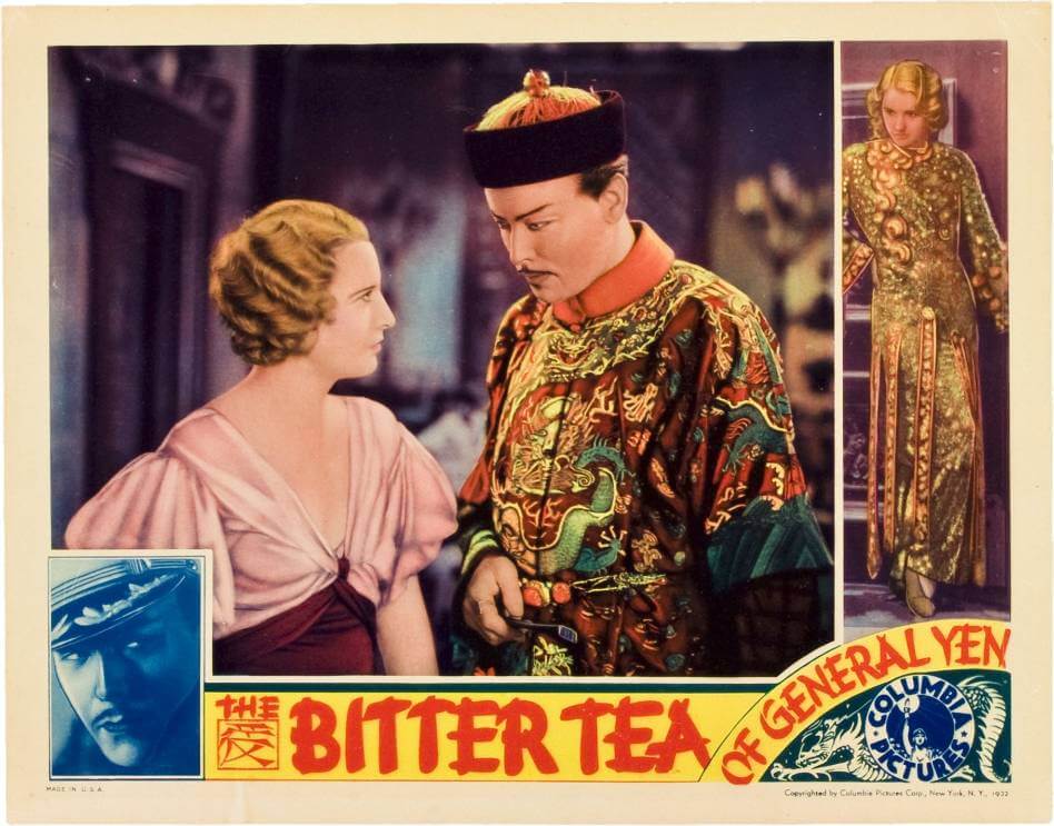 Promotional poster of The Bitter Tea of General Yen, a Frank Capra film.