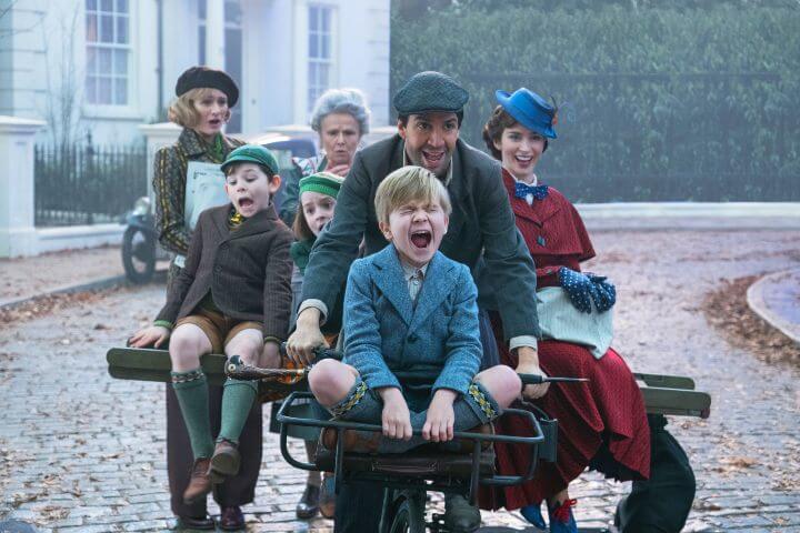 Mary Poppins Returns movie still; period dramas on Disney Plus