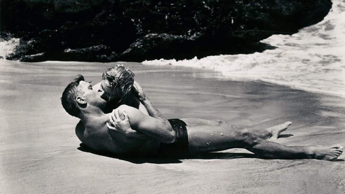 From Here to Eternity beach kissing scene