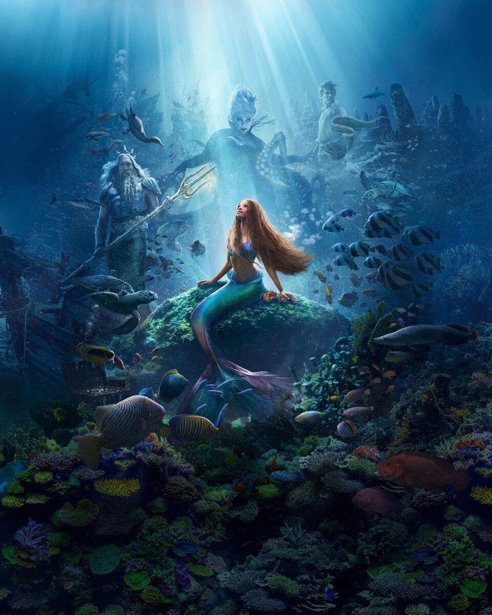 The Little Mermaid 2023 promo art 