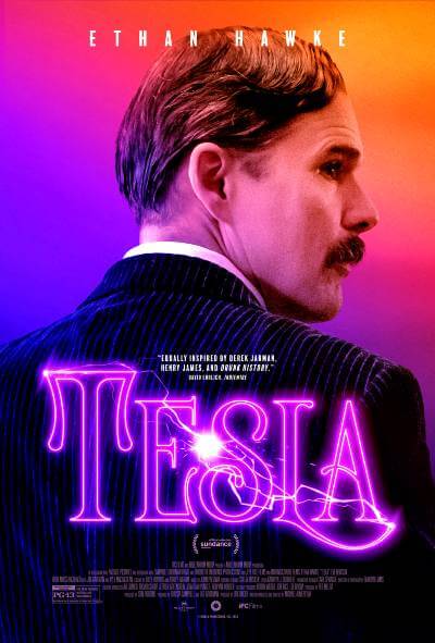 Tesla movie poster; best new movies and shows in August 2020