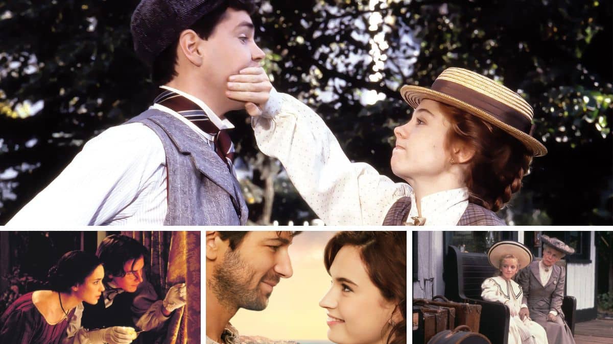 movies and shows like anne of green gables; a collage