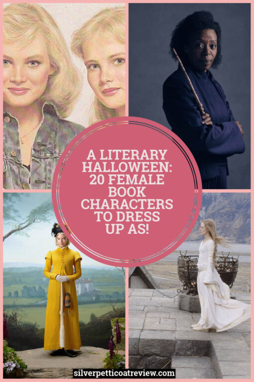 A Literary Halloween: 20 Female Book Characters to Dress Up As! Pinterest Image