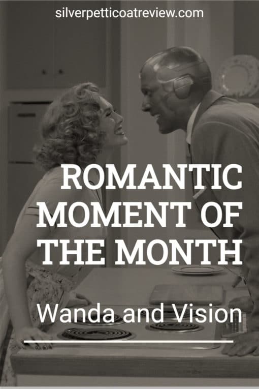 Romantic Moment of the Month: Wanda and Vision; Pinterest image