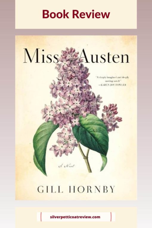 Miss Austen Book Review pinterest image with book cover