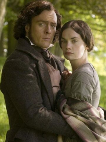 jane eyre movies and adaptations featured image; montage of adaptations