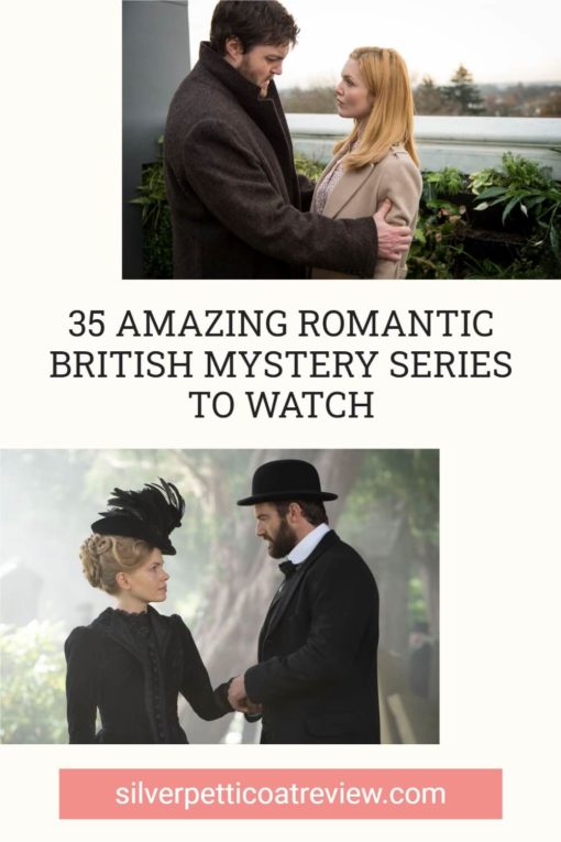 35 Amazing Romantic British Mystery Series to Watch; Pinterest image