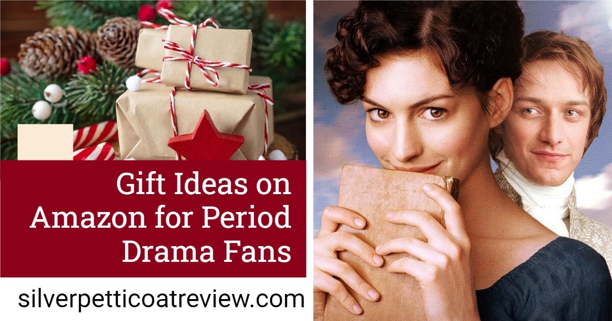 Gift Ideas on Amazon for Period Drama fans; social featured image